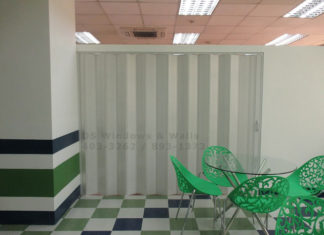 PVC accordion door Makati installation