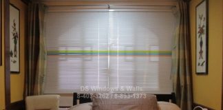 Venetian blinds center only multi-colors