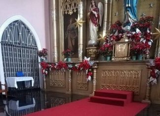 Carpet roll for Parish Church