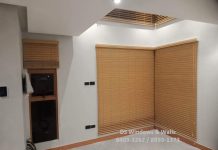 Natural PVC wood blinds