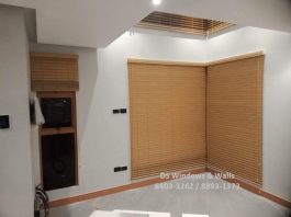 Natural PVC wood blinds