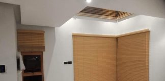 Natural PVC wood blinds