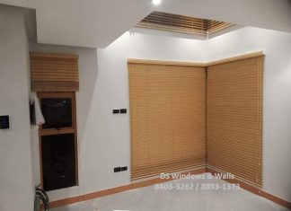Natural PVC wood blinds