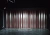 Dark colored folding door