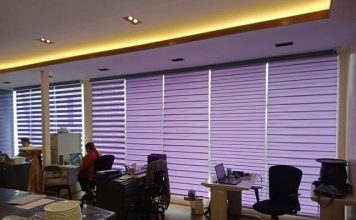 Bright colored korean blinds