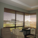 wood blinds bgc room