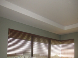 wood blinds bgc room