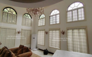 When Arches Meet Order: White Wood Blinds in a Roman-Styled Home – Makati project roman style home makati